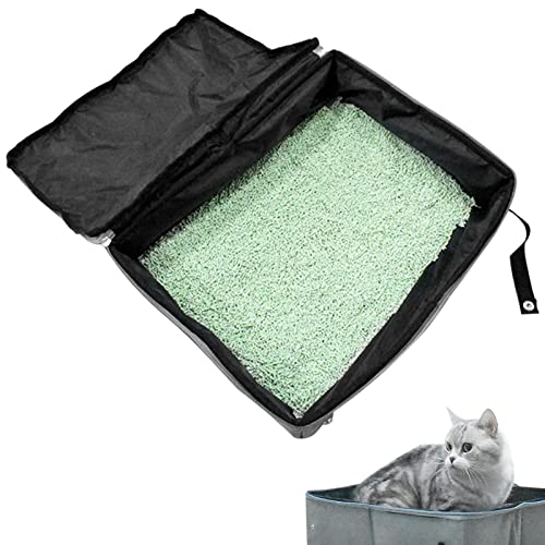 areia viagem para gatos | Portador viagem dobrável coberto,Suprimentos para animais estimação para g