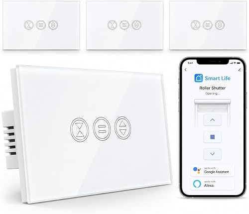 LoraTap Interrupteur WiFi pour rideaux, interrupteur tact…
