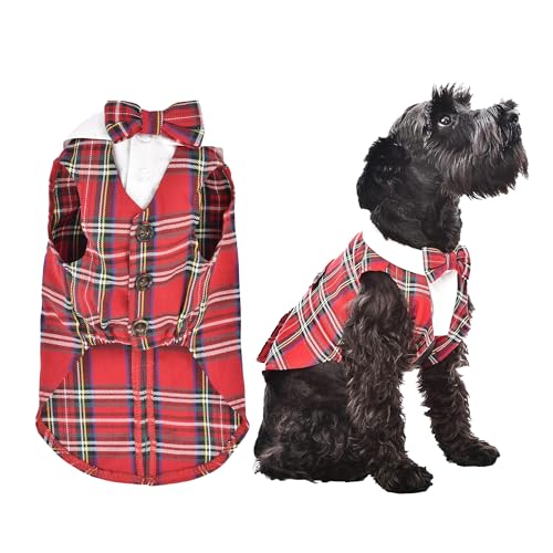 Parisian Pet Red Dog Shirt - ^[^^LV[h̕ - X^CbVȌ̌̕ - yʃp[eB[qhX - ^phbOVc XL