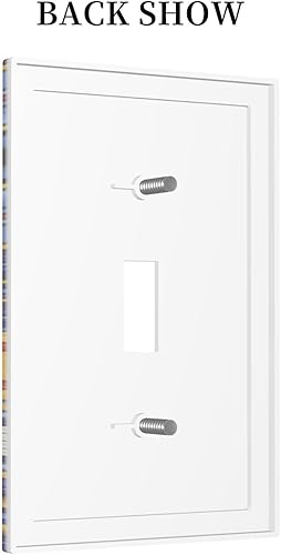 Miniatura 4 de Cubierta decorativa para interruptor de luz con patrón de azulejos de cerámica Talavera mexicana de 1 cuadrilla, placa frontal para cocina, baño,