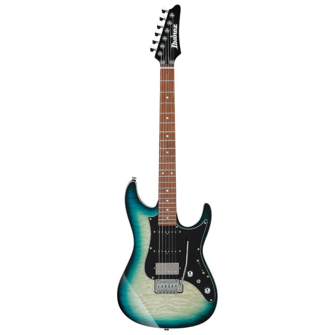 Amazon.com: Ibanez Premium AZ24P1QM Electric Guitar - Deep Ocean