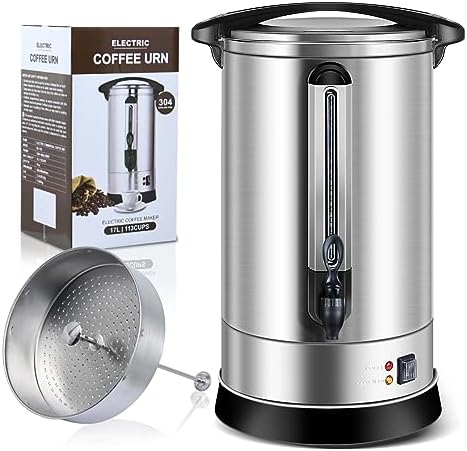 Commercial 2X10L Tank Slushy Machine 1800W, Margarita Frozen Snow Drink Ice Slushie Shaved Crusher Maker, Stainless Steel Cooling Slush Beverage Machine for Outdoor, Bar, Cocktail, Juice, Home Coffee