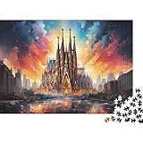 ■❤Cathédrale Fantasy City Puzzles de haute qualité : nous sommes fiers de dire que tous nos puzzles sont produits en utilisant une technique de découpe de précision pour une finition semblable à celle d'une affiche. Cela garantit que votre puzzle terminé semble lisse et homogène, pour un résultat dont vous pouvez être fier.