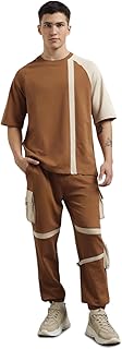 NOBERO Cotton Blend Oversized Casual Round Neck Co-Ord Set For Men Casual Sleepwear & Loungewear Set & Night Suits Set For Men-picture-10