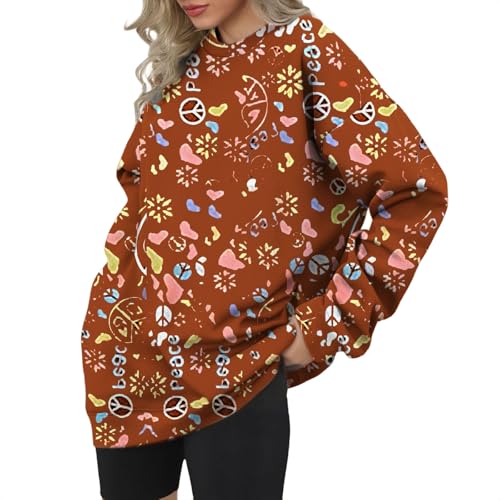 Camiseta básica de manga larga a rayas para mujer, camiseta de manga larga a rayas, color rojo, camiseta de manga larga, ligera, básica con cuello redondo, ropa de moda, suéter de gran tamaño