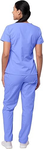 Miniatura 2 de Sivvan Scrubs for Women - Mock Wrap & Cargo Pants Scrub Set