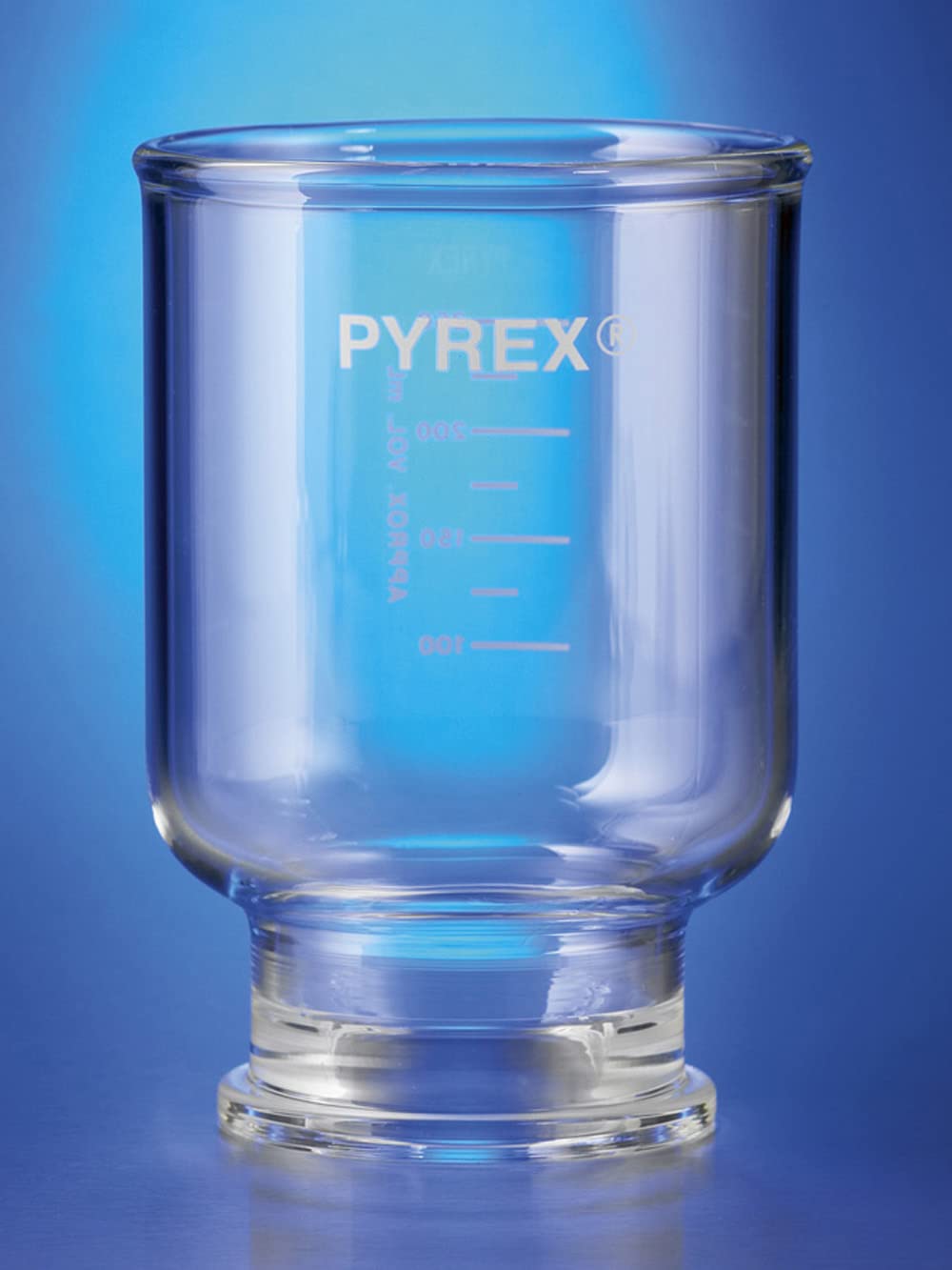 Corning Pyrex 33971-1L Borosilicate Glass Graduated Filtration Funnel for 47mm Microfiltration Glass Apparatus, 1000ml Capacity