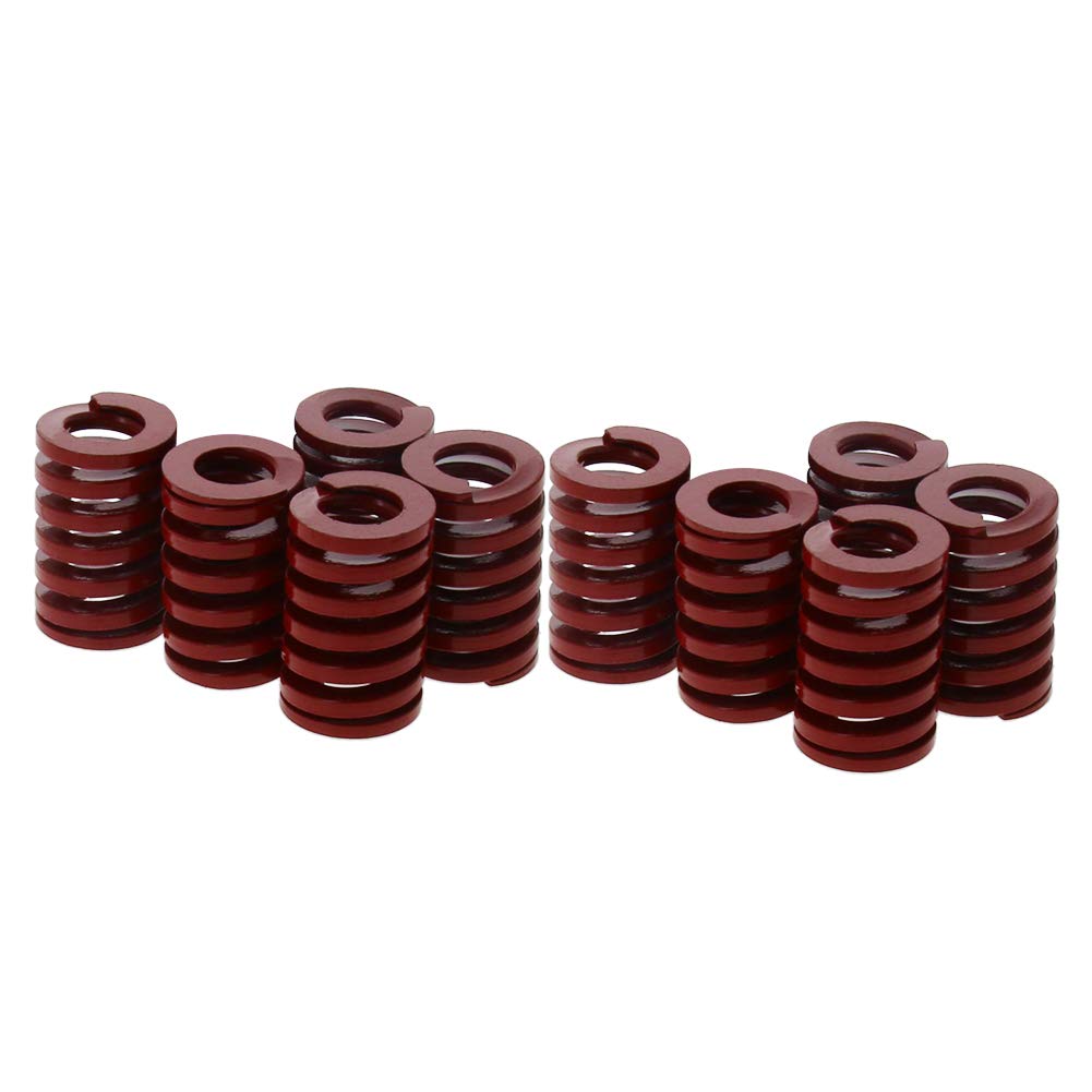 MroMax 3D Printer Die Springs - 14mm OD, 20mm Long, Medium Load, Red, 10-Piece Set For Ender & Others - View #6