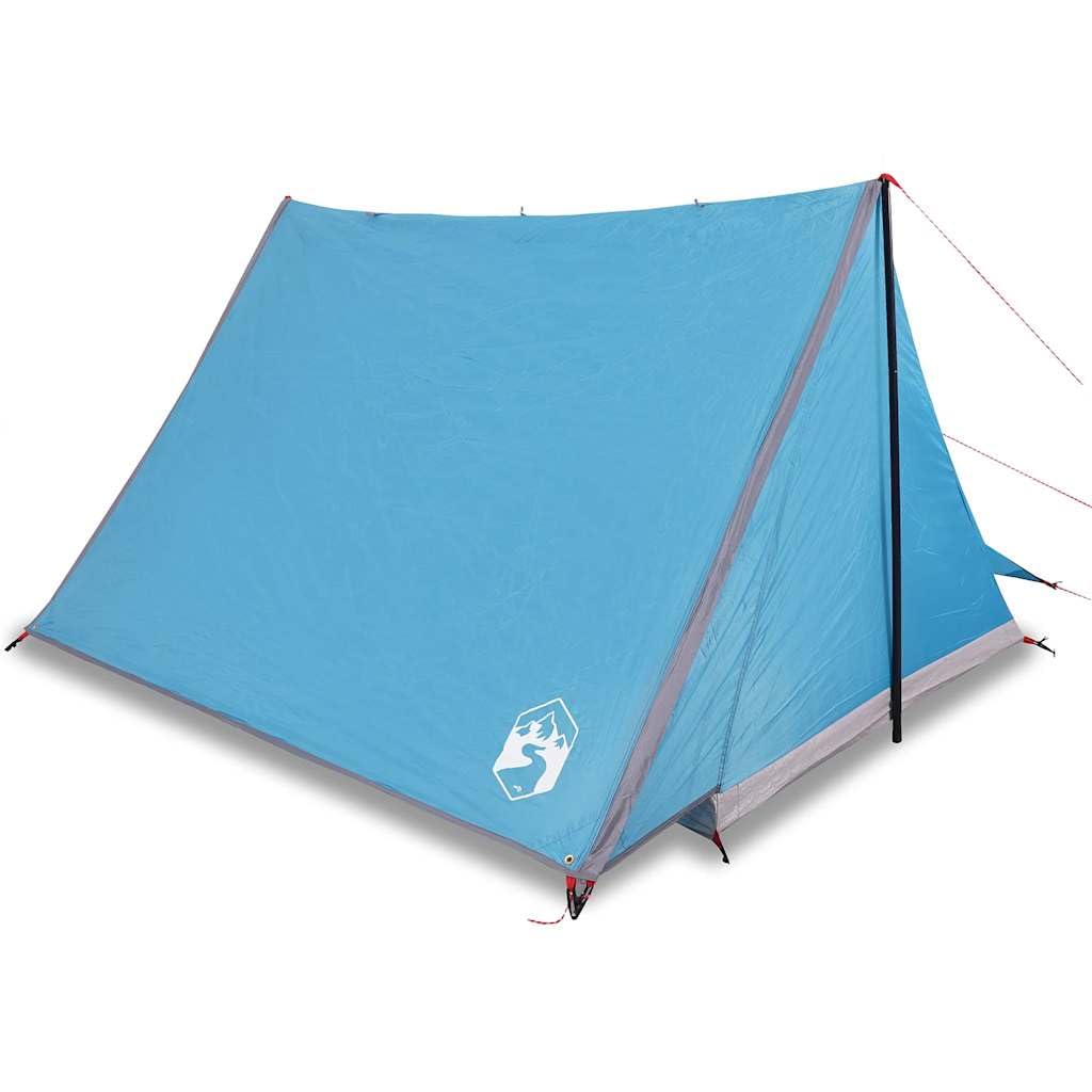 Tente de Camping 2 Personnes Bleu Imperméable Extérieur C | Tente Dôme Facile à Installer pour Camping, Pique-Nique, Randonnée, Randonnée, Trekking