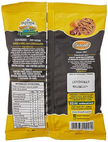 BIOSOFT Cookies Aveia E Mel 100G