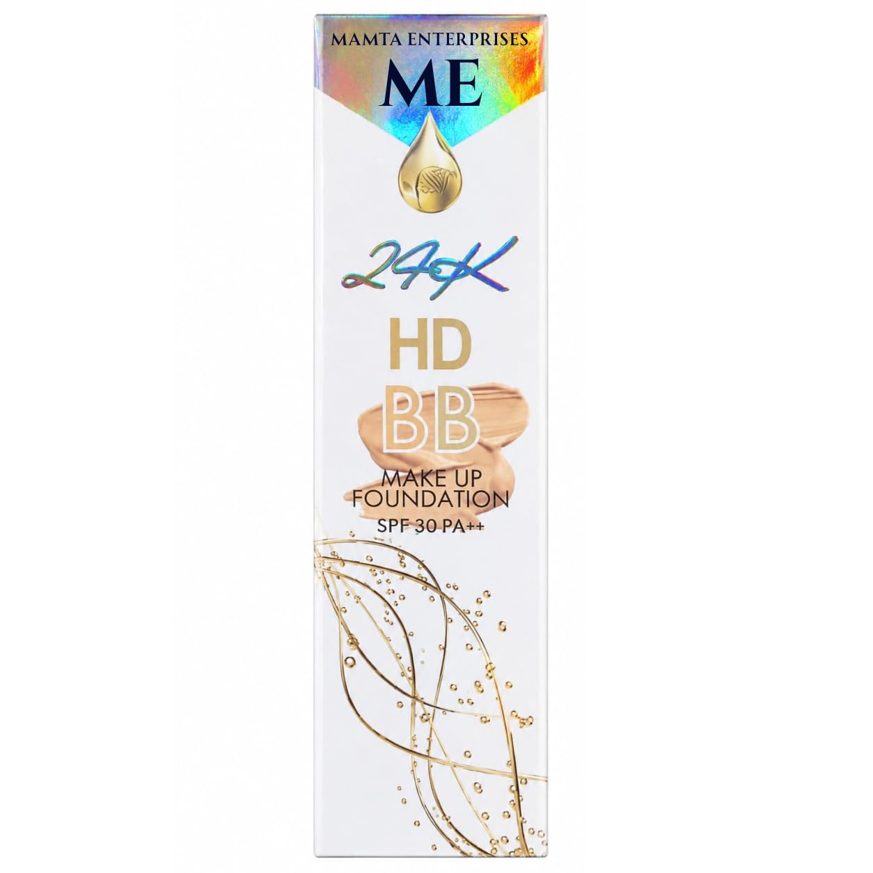 MAMTA ENTERPRISES 24K HD BB Make Up Foundation SPF 30 PA++, Full Coverage, Matte Finish, Waterproof, Liquid, 10 ml-picture-36