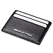 AMG Mercedes Benz Slim Wallet Black with 4 Credit Card Slots - Genuine Leather