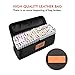 L'ÉMOUCHET Twin Marker Pens 168 Colors Dual Tips Art Animation Blender Pens with Carrying Case for Sketch Coloring Painting Highlighting Underlining Render Manga and Design
