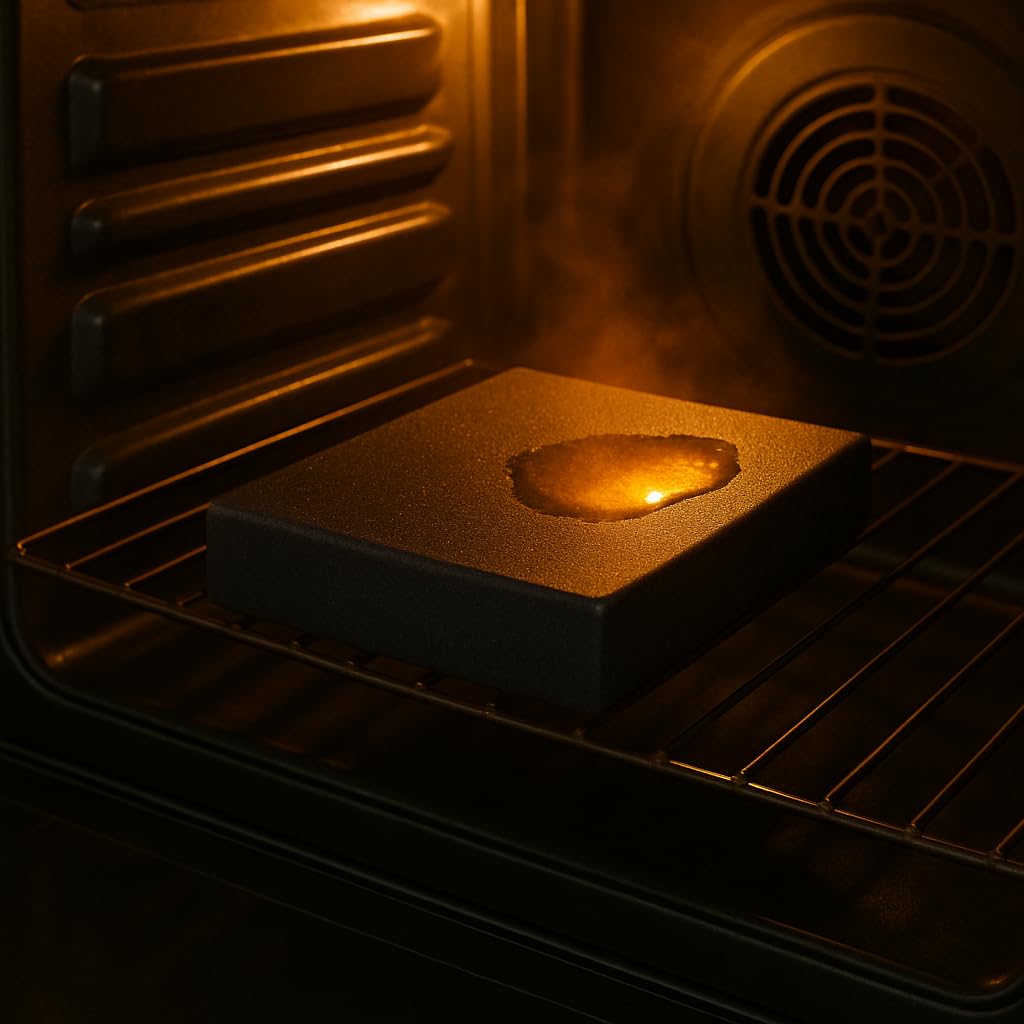 Lavastein Steakbrett, Servierplatte, Bambusbrett mit Hot Stone Grill, Steak Grillplatte, Steinplatte, Tischgrill Grill Set
