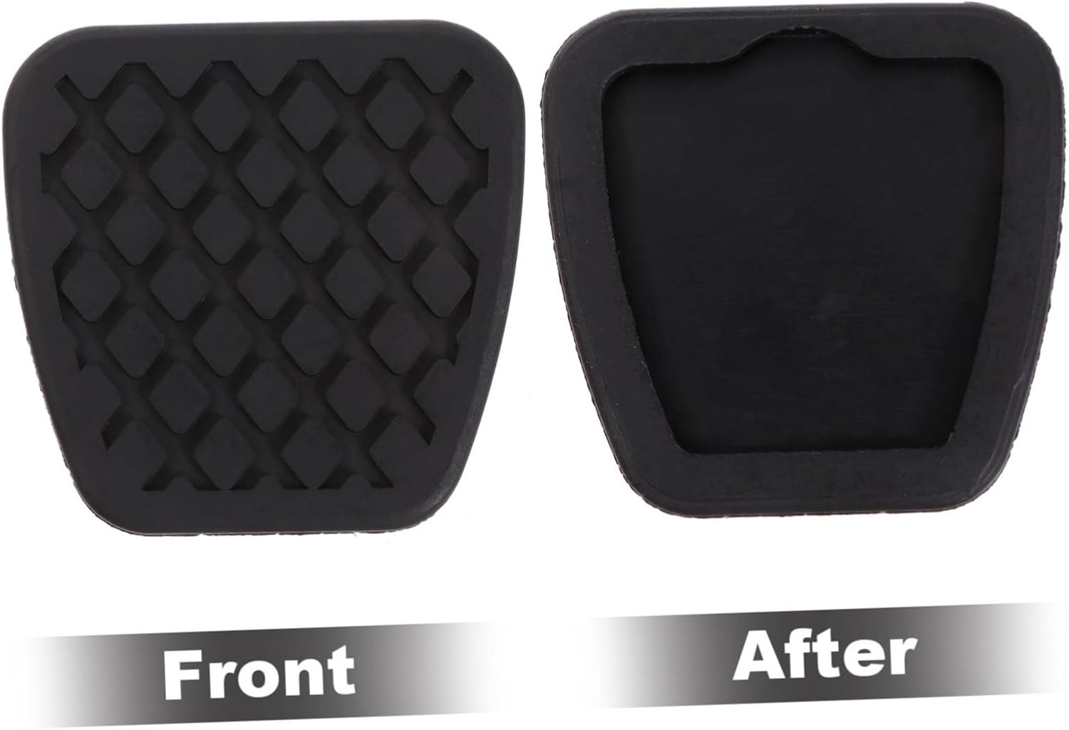 ULTECHNOVO 3pcs Nonslip Rubber Car Pedal Pads Clutch Brake Pad Cover for Enhanced Grip Durable Foot Pedals Rest Plate Kits for Safe Driving Experience