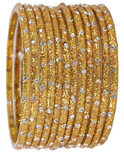 Glass Bangles Set with Diamond Stone Kanch ki Chudiyan