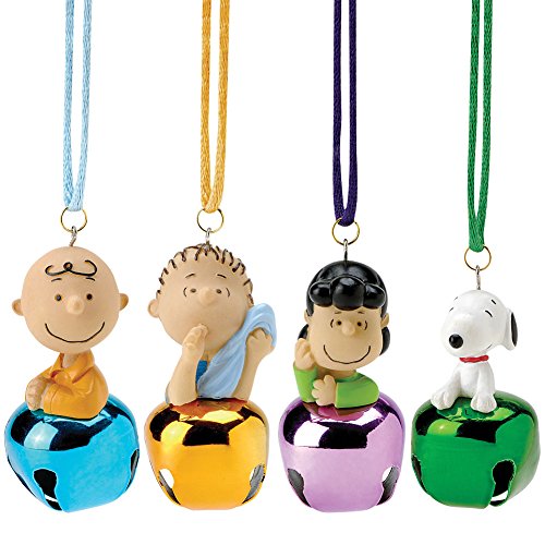 Peanuts Jingle Buddies with Cord, 4-Piece Set
