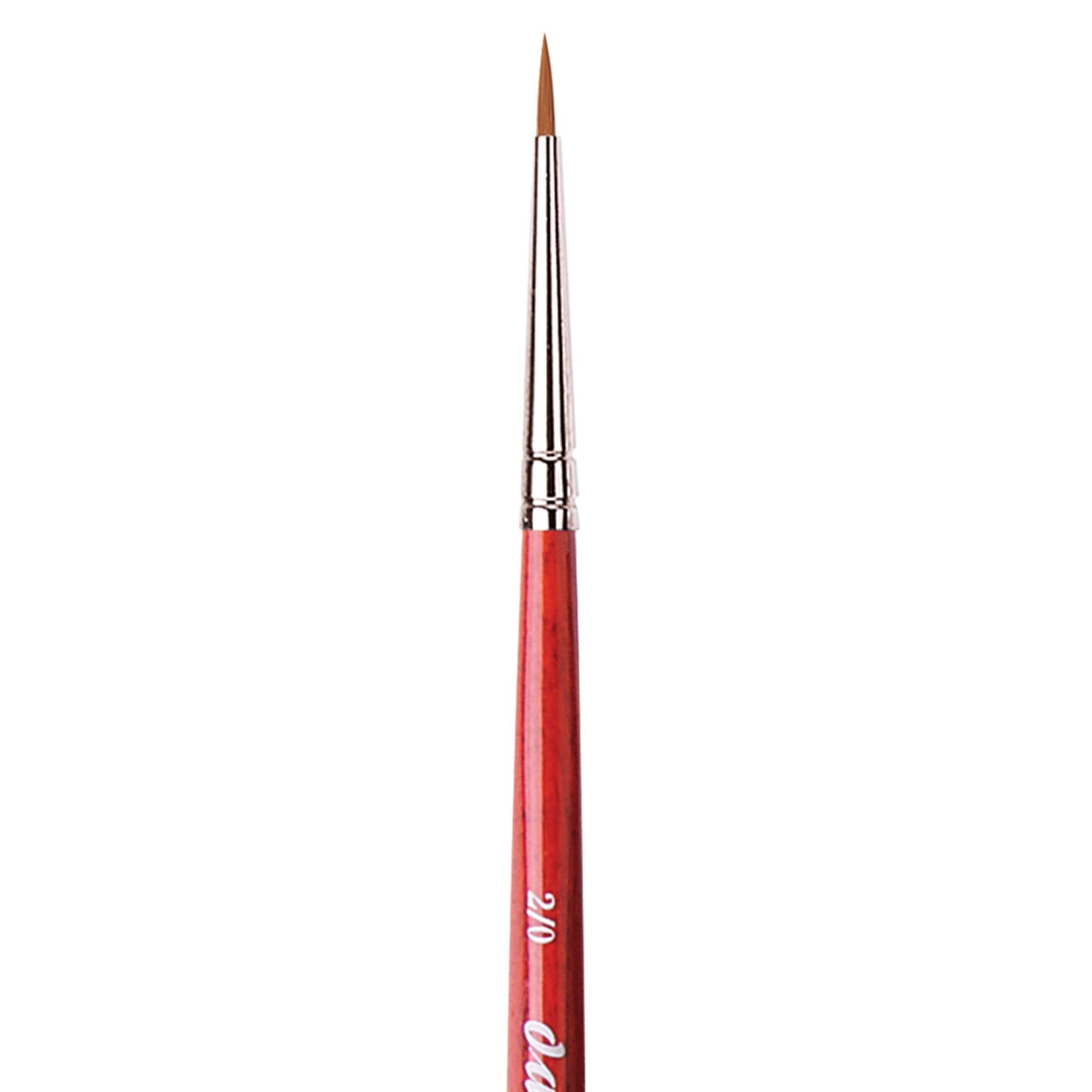 Da Vinci Série 5580 Cosmotop Spin – Set 4 Pinceaux Aquarelle Synthétiques, N°0, 2, 6, 12 – Fabriqué En Allemagne
