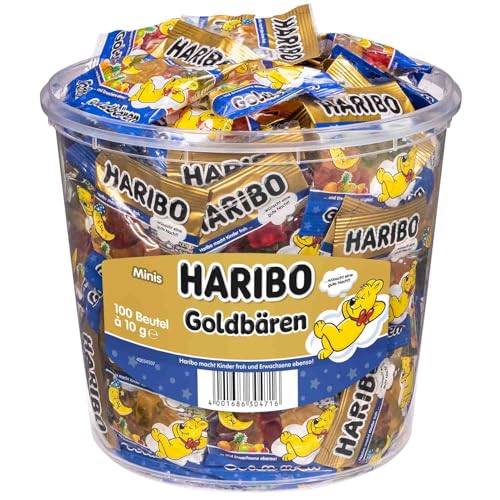 Haribo 100 Minibeutel Gute Nacht Goldbären