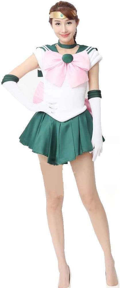 OURCOSPLAY Women's Sailor Moon Kino Makoto Cosplay Costume