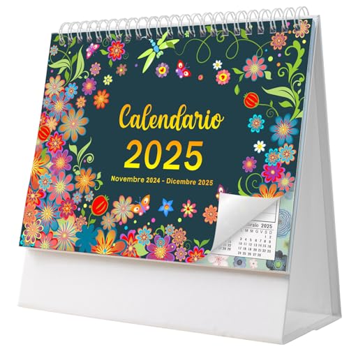 AEYAKA Calendario da Tavolo 2026 Calendario Settembre 2025 a Dicembre 2026, 20 x 20.5 cm, Italiano C08