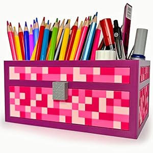 KAJAWIS Pixel Stiftehalter Schreibtisch-Organizer
