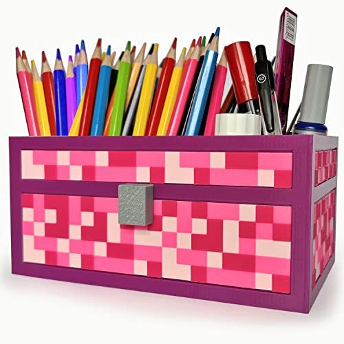 KAJAWIS Pixel Stiftehalter Schreibtisch-Organizer