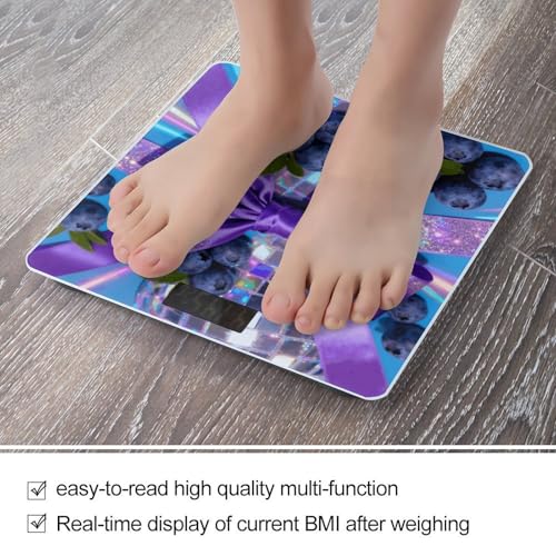 Báscula digital de baño con plataforma de vidrio templado miniatura 5