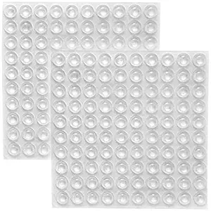 Cabinet Bumpers Drawer Bumpers Pads ?Self-Adhesive Clear Rubber Feet Tiny Bumpons for Furniture Table Laptop 200 PCS