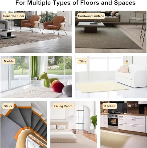 Kadrama Rug Corners Gripper, (16 Pack) Carpet Tape thumb #6