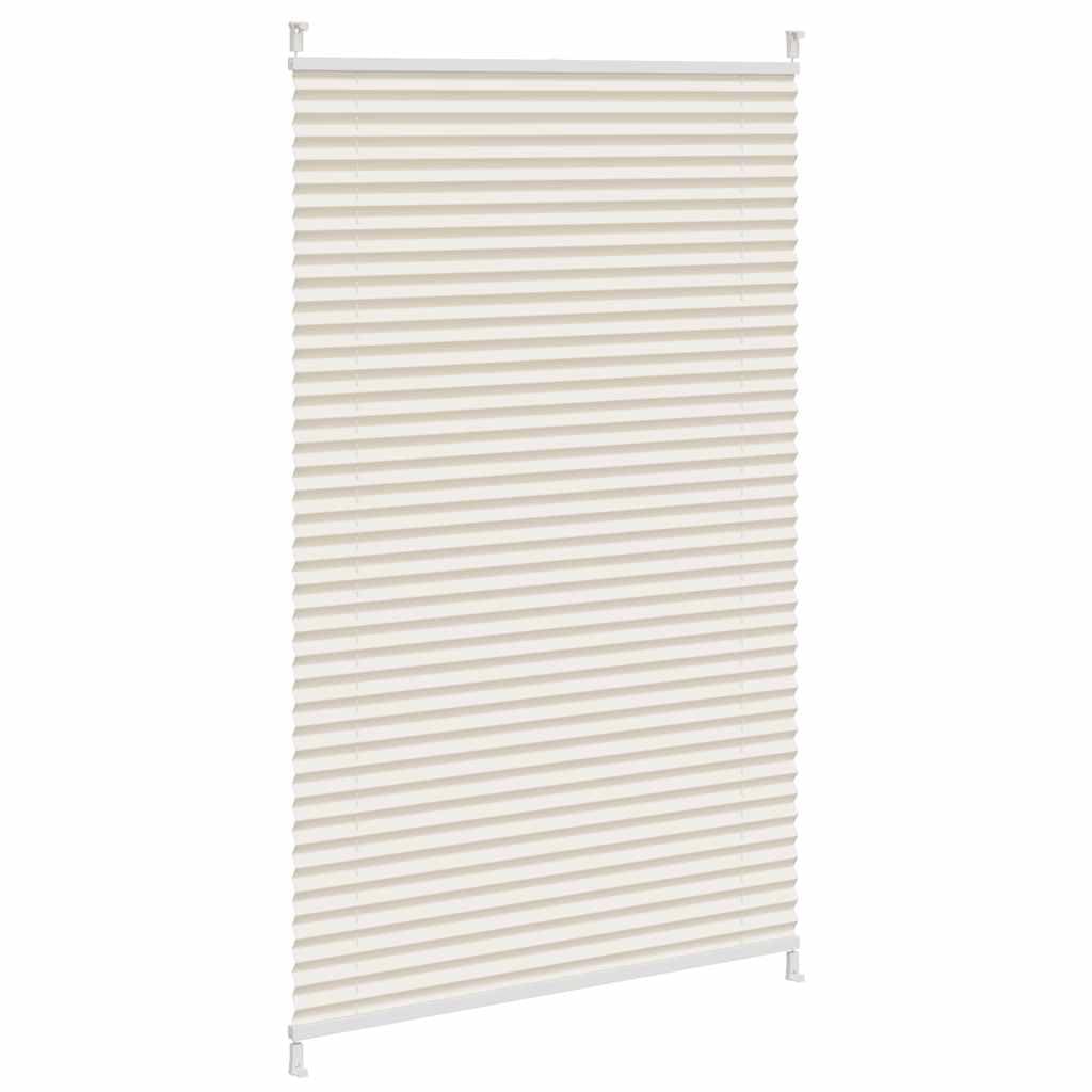 Store plissé 90 x 150 cm - Crème - Sans perçage - Klemmfix - Protection solaire pour fenêtre et fenêtre de toit - Design moderne et montage facile - Pour salon, chambre à coucher, bureau