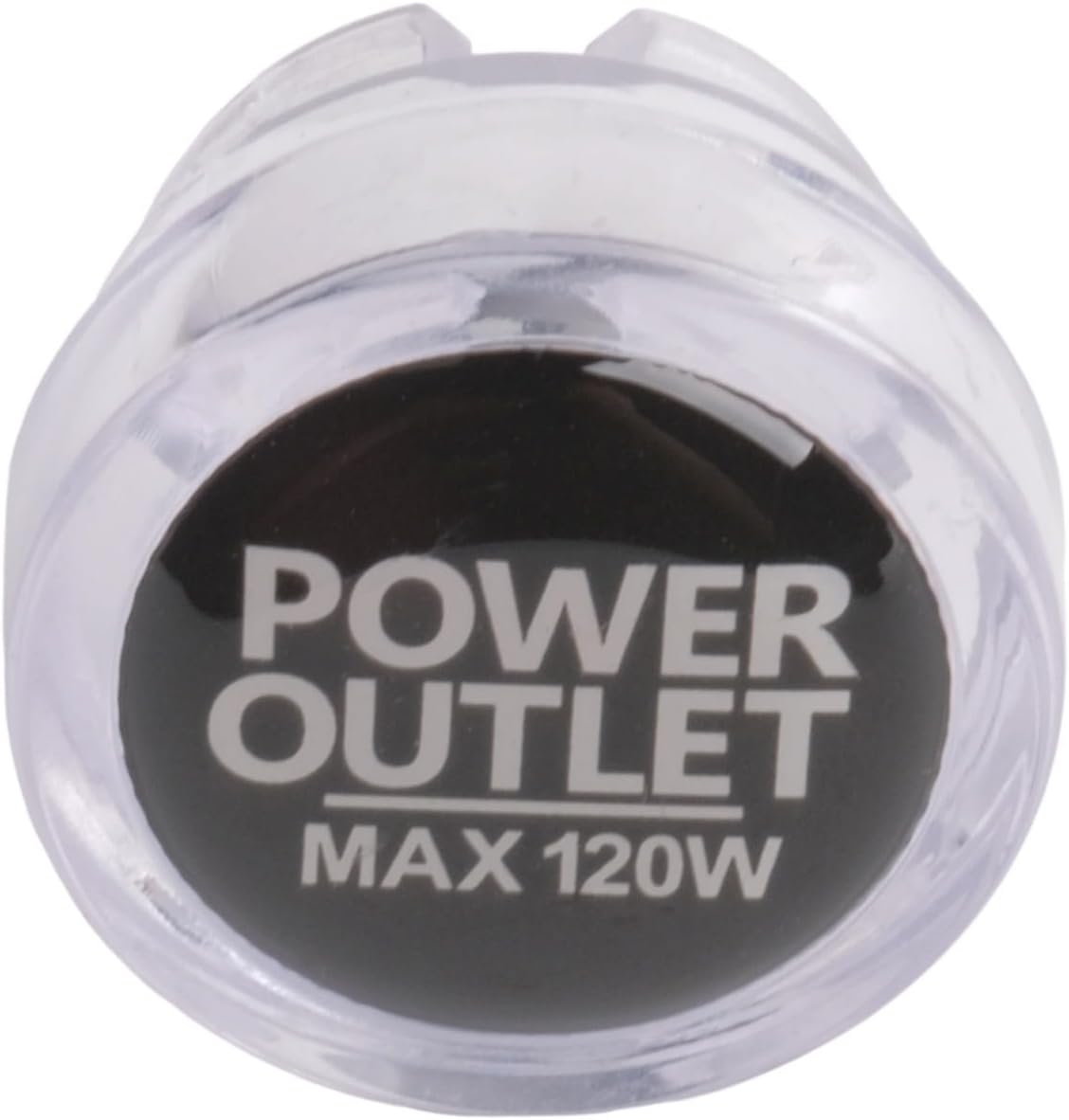 Car Power Outlet Cover Button Cap Dust for proof Protector for Vehicle Interior Accessories(Transparent)