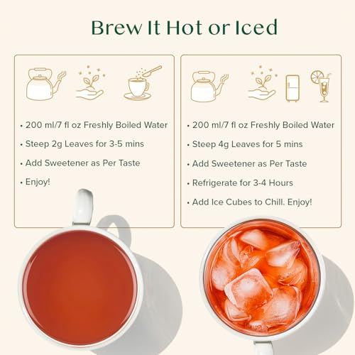 Image of VAHDAM Earl Grey Masala Chai - High Caffeine, Non GMO, Gluten Free | Citrusy Earl Grey Tea Leaves w / Pure Bergamot Oil | Brew Hot, Iced or Chai Latte | Vacuum Sealed Pack (50 Cups /3.53 oz)