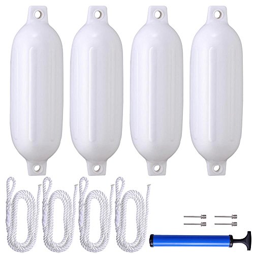 Yescom Boat Fenders 4 Pack 6.5