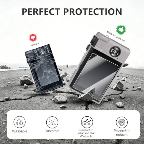 Funda de silicona para Powershot G7X Mark II con protector y correa miniatura 4