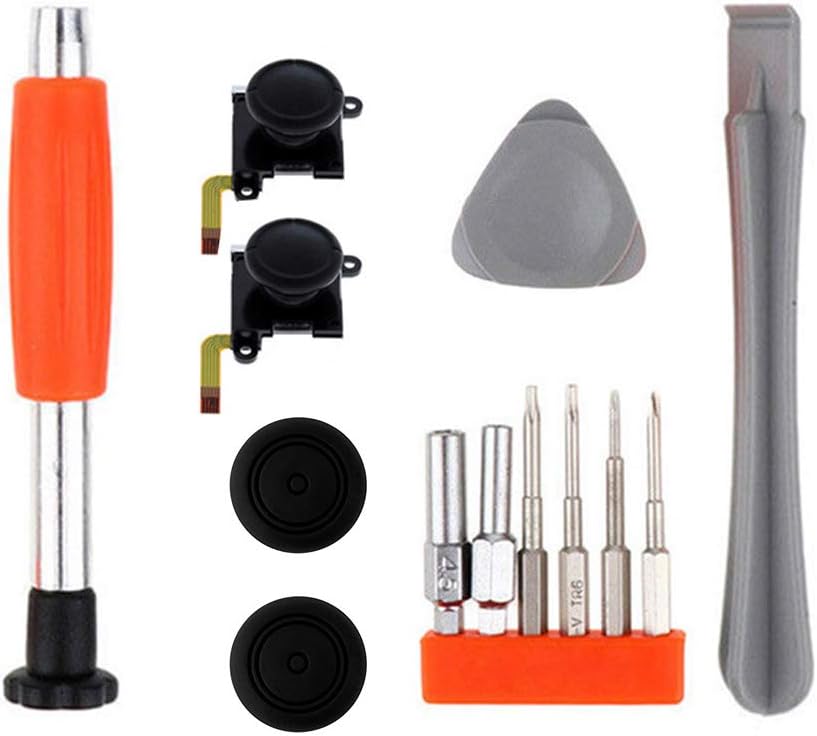 Replacement Joystick for Nintendo Switch Joy-Con Controller,YTTL 3D Replacement Analog Thumb Stick for Nintendo Switch Joy-Con Controller Include Screwdriver Sets Tools Repair Kits : Video Games