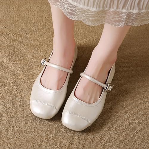 Mary Jane Shoes Women Flats - Women Dressy Ballet Flats - Ladies Round Toe Mary Jane Flats Shoes3