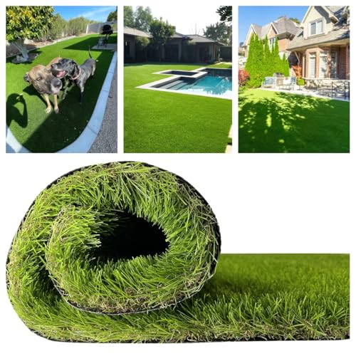 ALTRUISTIC Ultrathick 1.77 Inch Artificial Grass Turf 4X10 Feet, Luxurious High Dense Dog Potty Pee Grass Mat,Indoor Outdoor Pet Garden Landscape Patio Synthetic Fake Faux Grass-Custom Size
