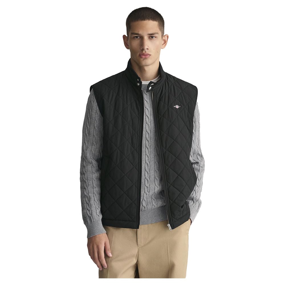 GANT Herren Quilted Windcheater Vest Weste (1er Pack)