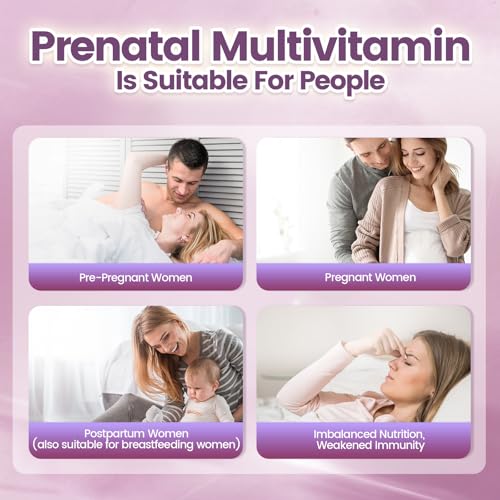 Image of VivoNu 19 in 1 Prenatal Multivitamin, 1200 Softgels Prenatal Vitamins, Lemon Flavor, Before, During & Post Pregnancy with Folic Acid, Probiotic, Biotin, Zinc, Vitamin D3, K2, B6, B12, C & More, 4 Bag