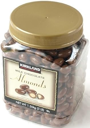 Amazon カークランドシグネチャ ミルクチョコレート アーモンド 1 36kg 2個 要冷蔵 Kirkland カークランド チョコレート菓子 通販