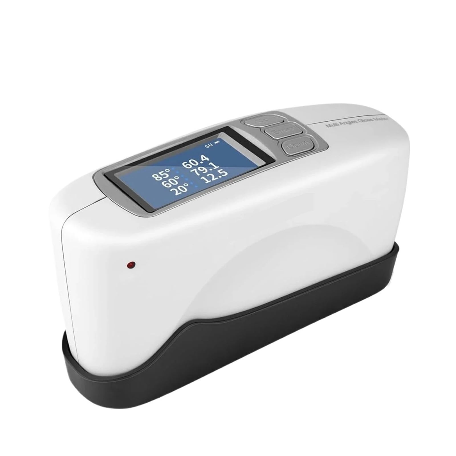 Medidor de brillo 20º 60º 85º con tablero de calibración y pantalla digital | Ideal para análisis de piedra, pintura, tinta y suelo | Rango de medición de 0-200 GU