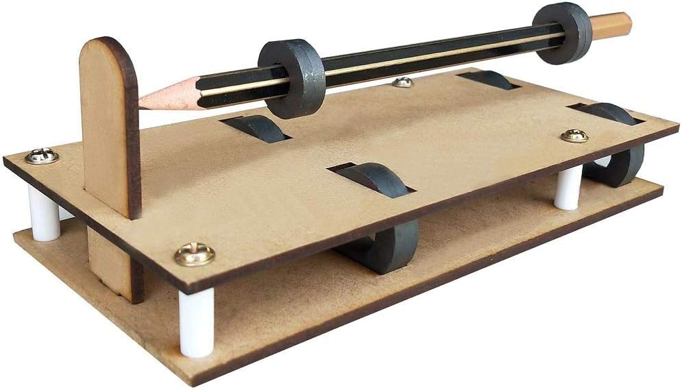 magnetic levitation experiment school science project kit with report and instruction- Multi color