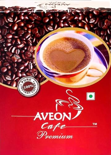 Image of Aveon Cafe Premium Instant Coffee 200g � Rich & Smooth Blend of Arabica & Robusta | Finely Agglomerated for Bold Aroma & Flavor