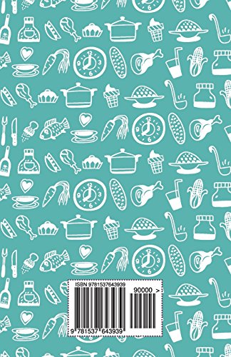 Mi diario de recetas de cocción lenta: Granate + turquesa