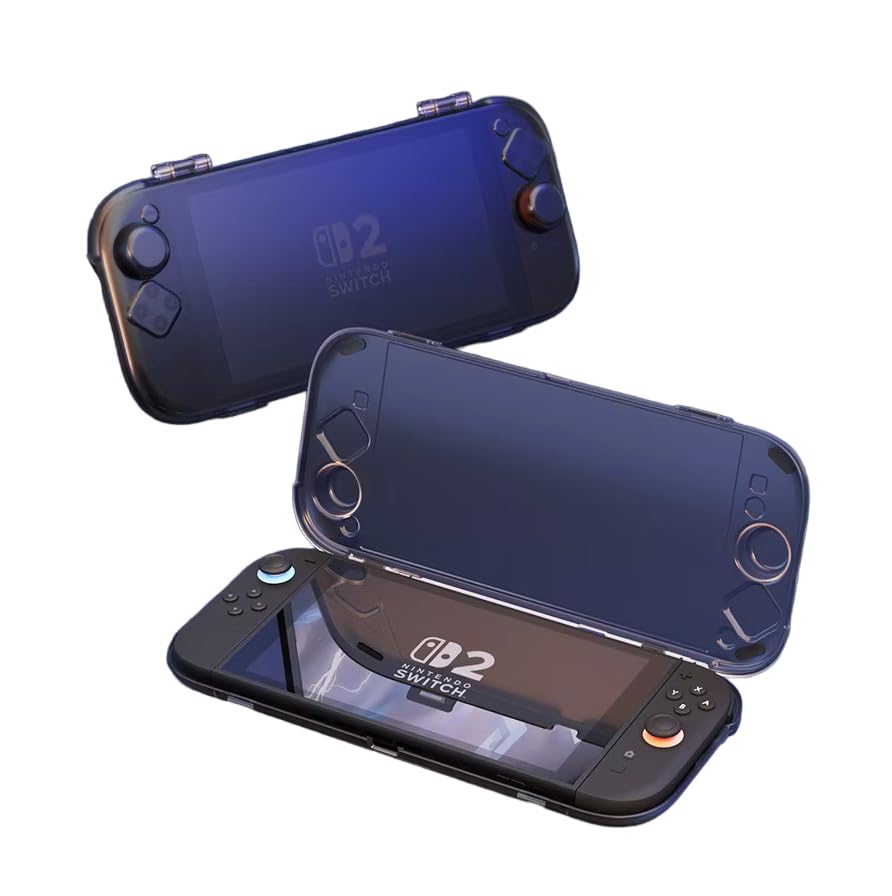 Switch 2 Uyumlu Sert Koruma Kabuğu (Nintendo Switch 2 Uyumlu) – 360° Tam Koruma, Şok Emici ABS+TPU, Askeri Seviye Dayanıklılık, İnce ve Hafif Tasarım
