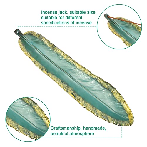 Xienie Incense Holder, Incense Sticks Holder 9Inches Long Enough To Catch All Ash No Mess Easy To Clean, Ceramic Incense Burner Holders For Living Bed Yoga Medication Room, 1Pcs #TOP2