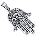Produktbild Massivem Sterlingsilber 925 Anhanger Hamsa Hand, zum Schutz (P085)