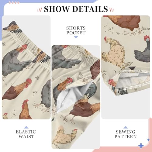 ALAZA Red Eye Wolf Pajama Lounge Pants Long Sleep Pajama Bottoms with Pockets4