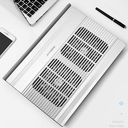 Base enfriadora para laptop con ventilador LED y control LCD miniatura 6